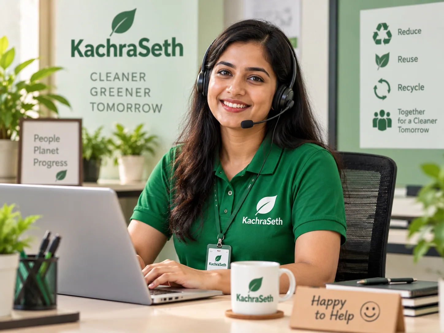 Friendly Kachra Seth support agent ready to help